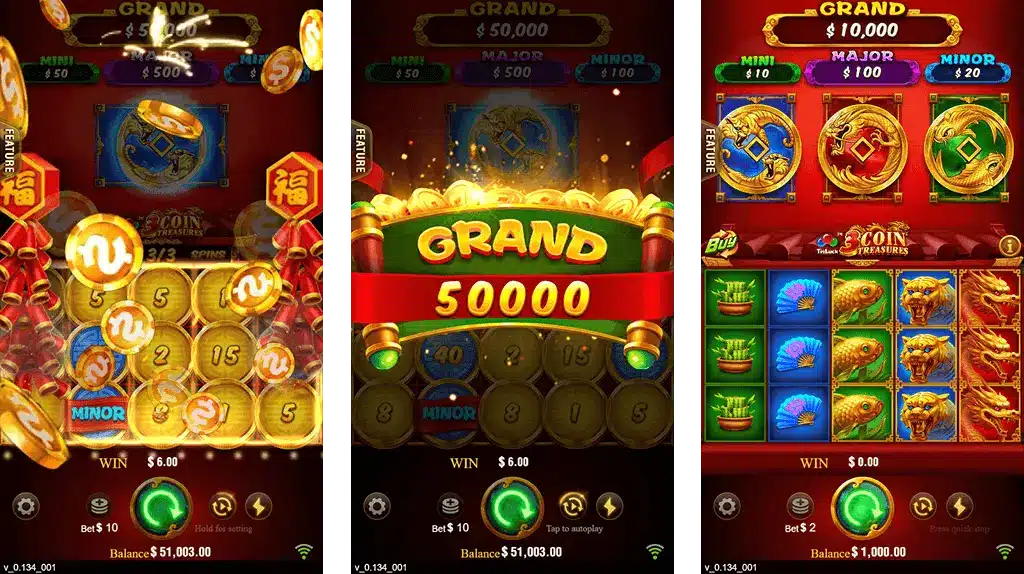 3 Coins 101Zcasino Bonus